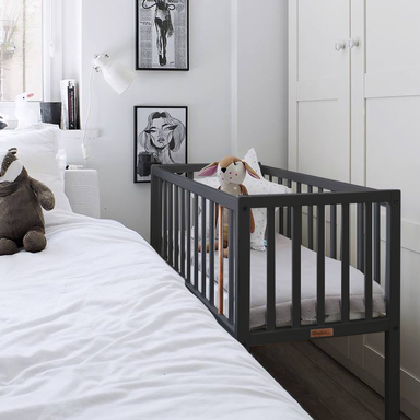 Woodies Stardust Crib - Anthracite - second chance, like new  - Hola BB