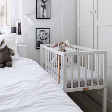 Woodies Stardust Crib - White - second chance, like new  - Hola BB