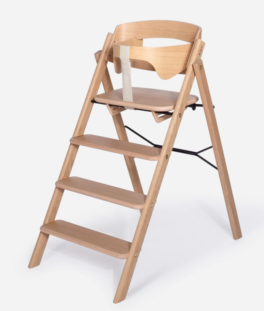 KAOS Klapp - Safety Rail - Premium Oak - Black  - Hola BB
