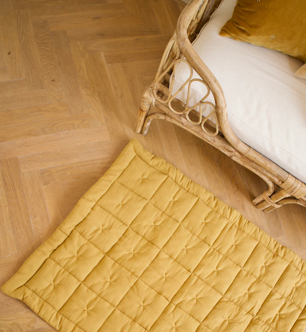 À la Quilted Play Mat - Mustard  - Hola BB