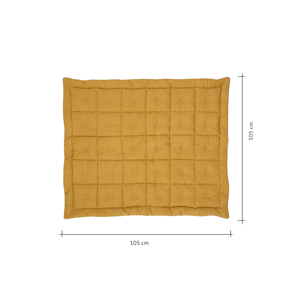 À la Quilted Play Mat - Mustard  - Hola BB