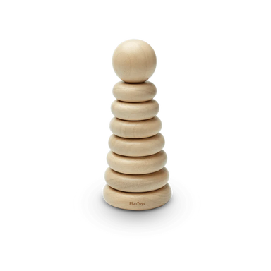 Plantoys ZZZ* Stacking Ring - Natural  - Hola BB