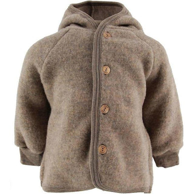 Engel Hooded jacket - Walnut mélange  - Hola BB