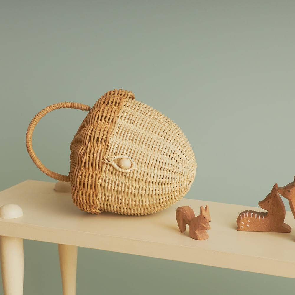 Olli Ella Rattan Acorn Bag  - Hola BB