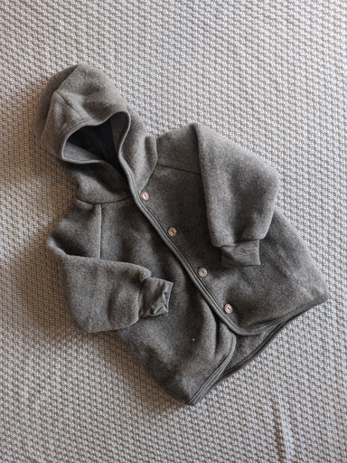Engel Hooded jacket - Walnut mélange  - Hola BB