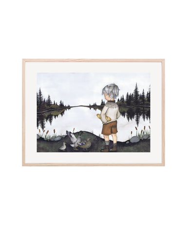 That's Mine Poster - A day at the Lake - 50x70cm  - Hola BB