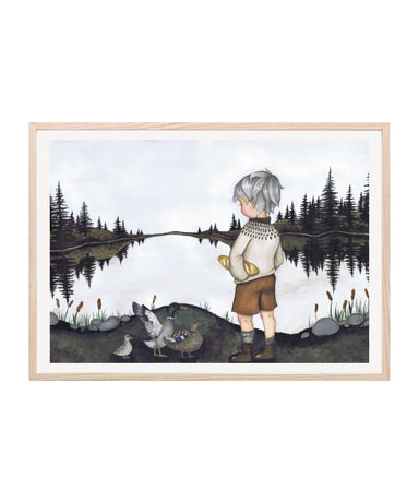 That's Mine Poster - A day at the Lake - 50x70cm  - Hola BB
