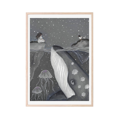 That's Mine Poster - Big blue Friends - 50x70 cm  - Hola BB