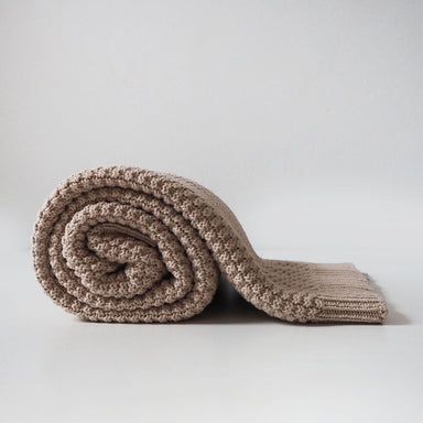 Woodies 100x80 blanket - Beige  - Hola BB