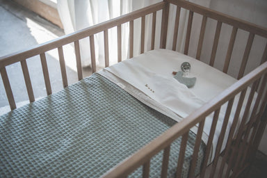 Koeka Bassinet Sheet - Swim Swim - Sand 110x140 - Hola BB