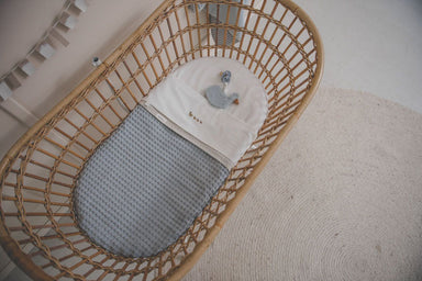 Koeka Bassinet Sheet - Swim Swim - Sand 80x100 - Hola BB